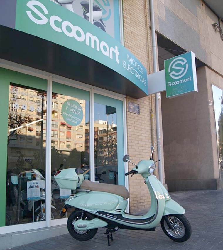 Concesionario de motos eléctricas Scoomart, Alicante