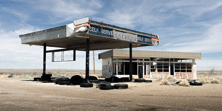 Gasolinera abandonada