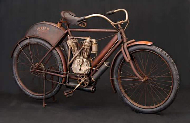 Primera moto fabricada por Indian en 1903